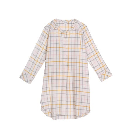 Cotton button-down nightshirt FELICITA 805 Multico | Lingerie le Chat