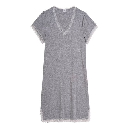 Viscose nightdress SUBLIME 801 Grey | Lingerie le Chat