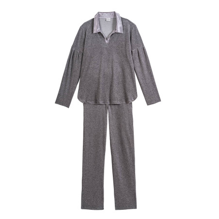 Velvet pyjamas VELVET 802 Grey | Lingerie le Chat