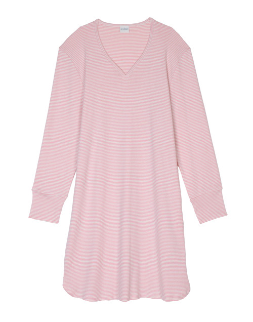 Cotton nightdress GARANCE 801RL Blush/Milk - Lingerie Le Chat