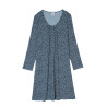 Viscose nightdress SWANN 721RL Grey/Blue