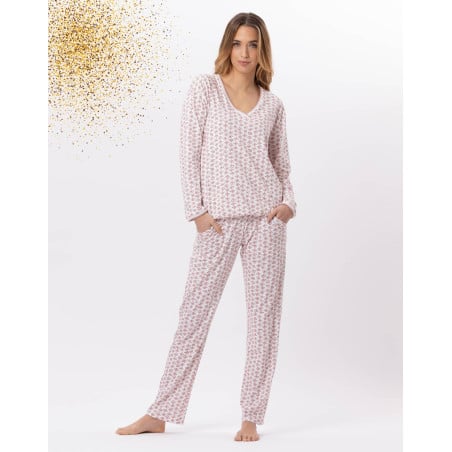 Pyjama en coton AURORE 802 Multico | Lingerie le Chat