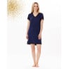 Viscose nightdress SUBLIME 801 Navy Blue