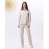 Jogging en maille tricot ESMEE 802 Beige