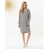 Knitted dress ESMEE 840 Grey