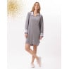 Robe en velours VELVET 840  Gris Chine