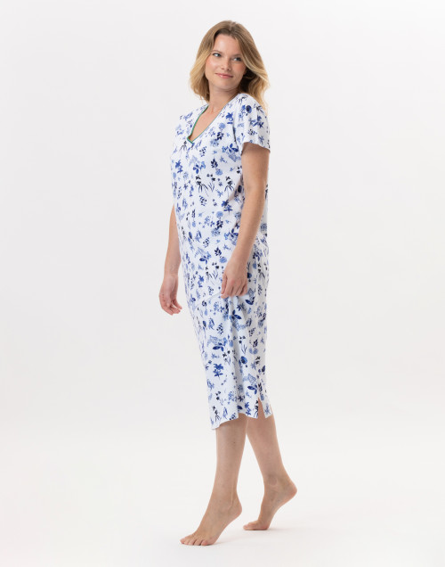 Chemise de nuit en coton BLOOM 911 Bleu