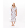 Cotton Nightdress BLOOM 911 Coral