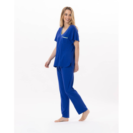 Pyjama BLOOM 912 Blue | Lingerie le Chat