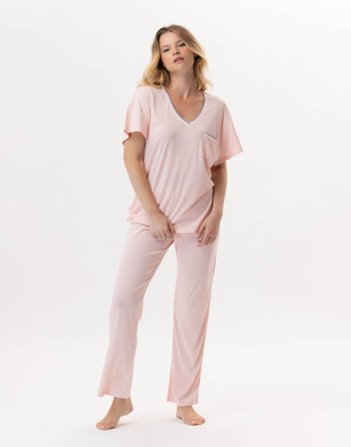 Pyjama en jersey BLOOM 912 Corail