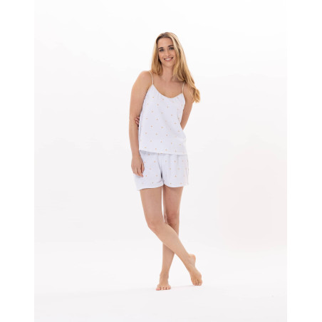 Pyjama short en coton PITCHOUN 900 Sable | Lingerie le Chat