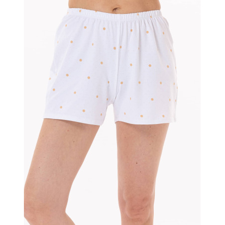 Cotton Pyjama short PITCHOUN 900 Sand | Lingerie le Chat