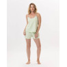 Cotton Pyjama short PITCHOUN 900 Water green