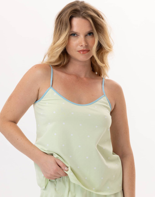 Cotton Pyjama short PITCHOUN 900 Water green