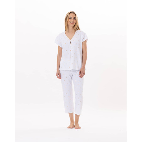 Pyjama en coton PITCHOUN 902 Sable | Lingerie le Chat