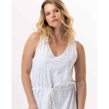 Chemise de nuit en coton PITCHOUN 907 Sable | Lingerie le Chat