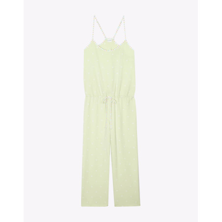 Cotton Jumpsuit PITCHOUN 920 Water green | Lingerie le Chat