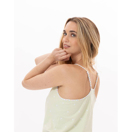 Cotton Jumpsuit PITCHOUN 920 Water green | Lingerie le Chat