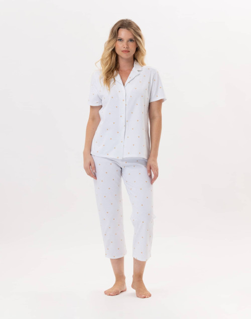 Cotton button-down Pyjama PITCHOUN 906 Sand | Lingerie le Chat