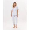 Cotton button-down Pyjama PITCHOUN 906 Sand