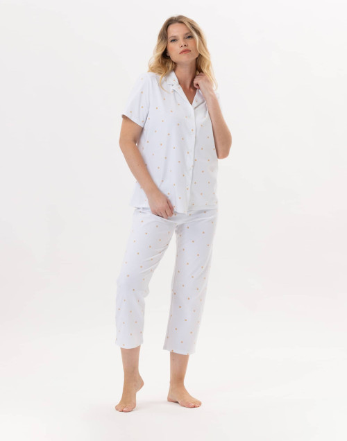 Pyjama boutonné en coton PITCHOUN 906 Sable