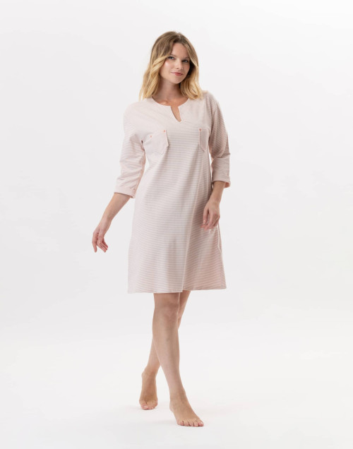 Cotton Nightdress JEANNETTE 901 Sand