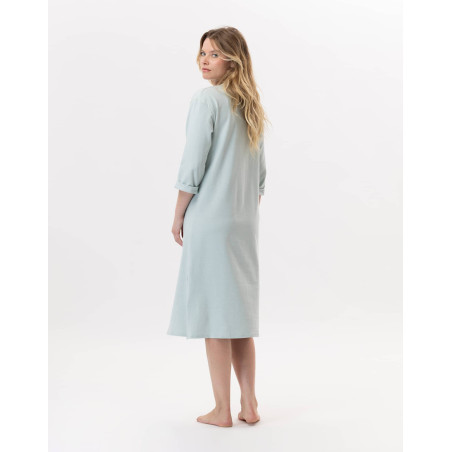 Cotton Nightdress JEANNETTE 911 Turquoise | Lingerie le Chat