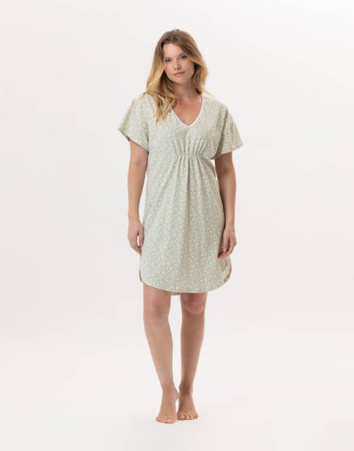 Cotton Nightdress CALISSON 901 Anise | Lingerie le Chat