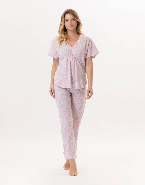 Cotton Pyjama CALISSON 902 Pink | Lingerie le Chat