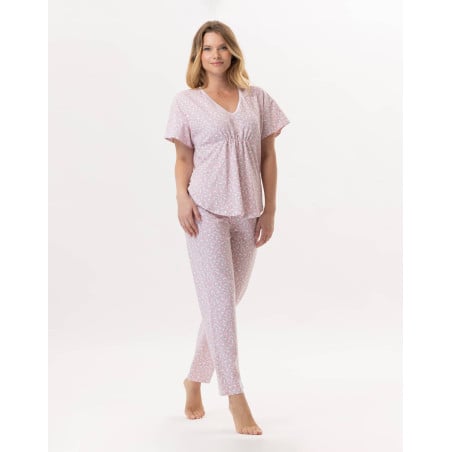 Cotton Pyjama CALISSON 902 Pink | Lingerie le Chat