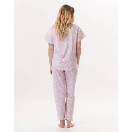 Cotton Pyjama CALISSON 902 Pink | Lingerie le Chat