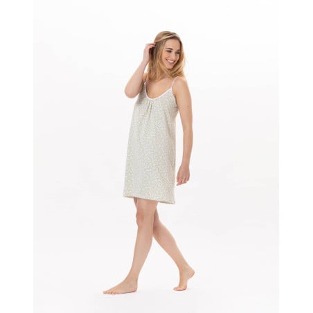 Cotton Nightie  CALISSON 903 Anise | Lingerie le Chat