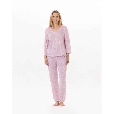 Viscose loungewear set CALISSON 912 Pink | Lingerie le Chat