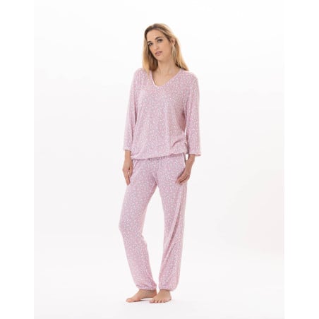 Viscose loungewear set CALISSON 912 Pink | Lingerie le Chat