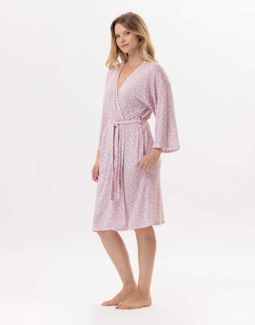 Kimono  en viscose CALISSON 960 Rose