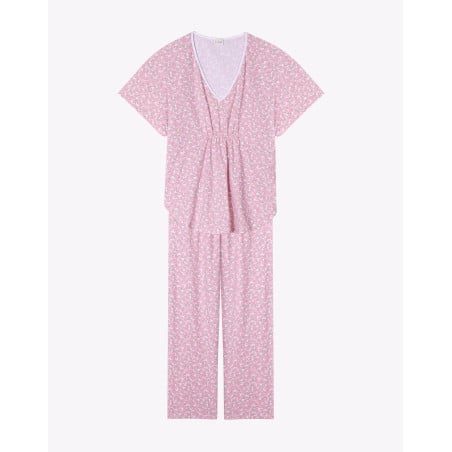 Cotton Pyjama CALISSON 902 Pink | Lingerie le Chat