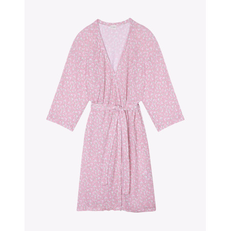 Viscose Kimono  CALISSON 960 Pink | Lingerie le Chat