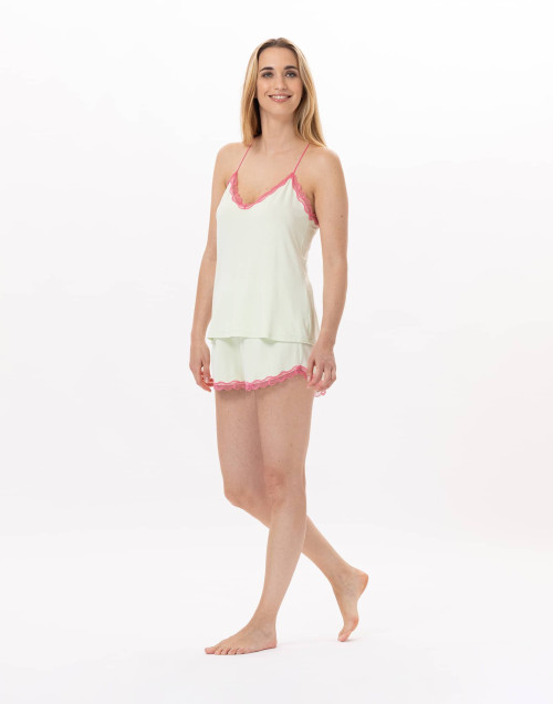 Pyjama short PALOMA 900 Water green