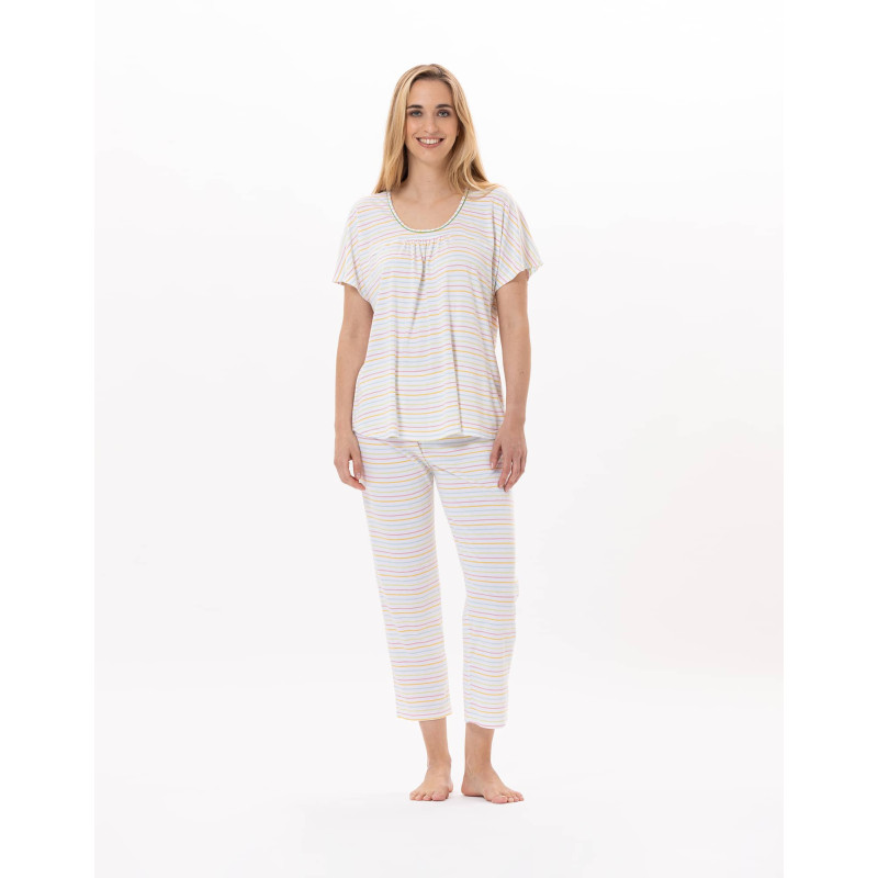 Pyjama en coton MARIUS 902 Multico | Lingerie le Chat