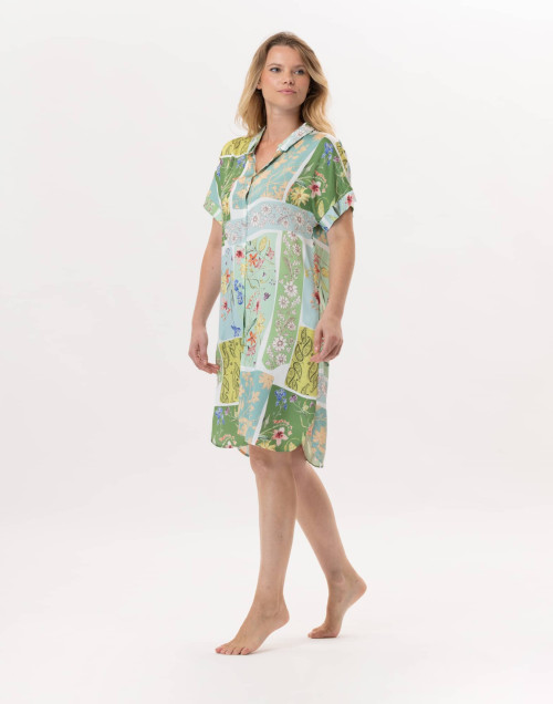 Viscose nightshirt ESTEREL 905 Water green