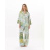 Viscose button-down Pyjama ESTEREL 906 Water green