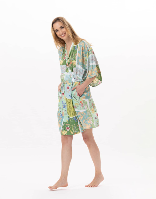 Kimono  en viscose ESTEREL 960 Vert d'eau