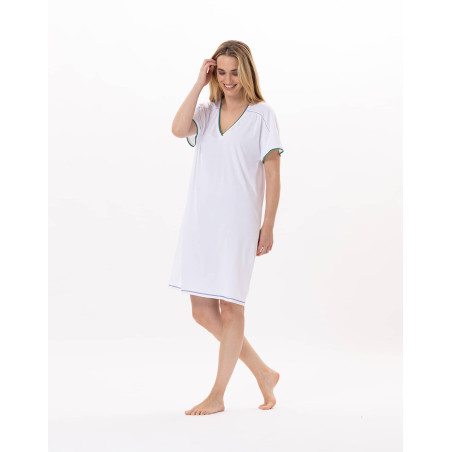 Nightdress VALENSOLE 901 White | Lingerie le Chat