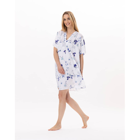 Viscose Nightdress VALEBSOLE 921 Multico | Lingerie le Chat