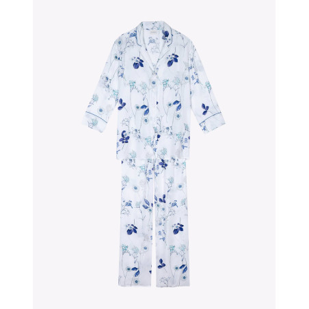 Viscose button-down pyjama VALENSOLE 906 Multico