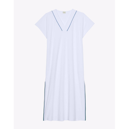 Cotton dress VALENSOLE 941 White | Lingerie le Chat