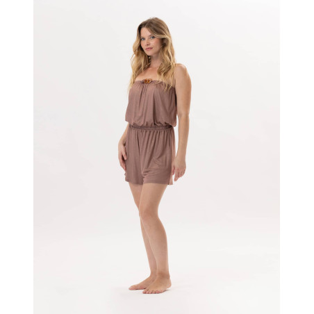 Viscose Romper RAMATUELLE 900 Sand | Lingerie le Chat