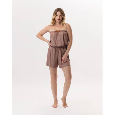 Viscose Romper RAMATUELLE 900 Sand | Lingerie le Chat