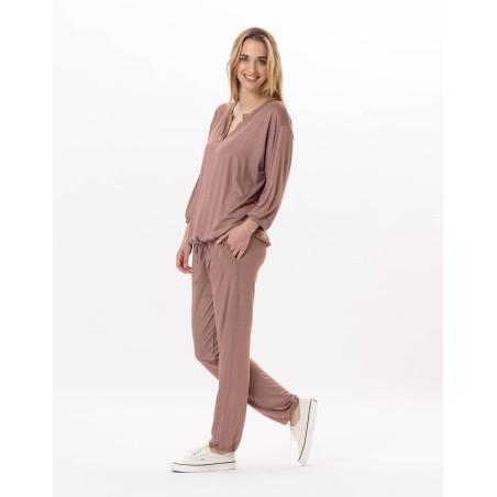 Viscose Loungewear set RAMATUELLE 902 Sand | Lingerie le Chat