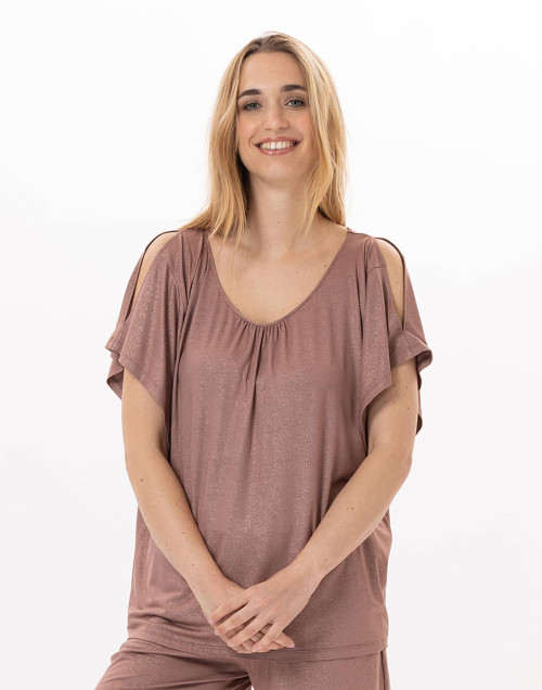 Viscose T-Shirt RAMATUELLE 930 Sand | Lingerie le Chat